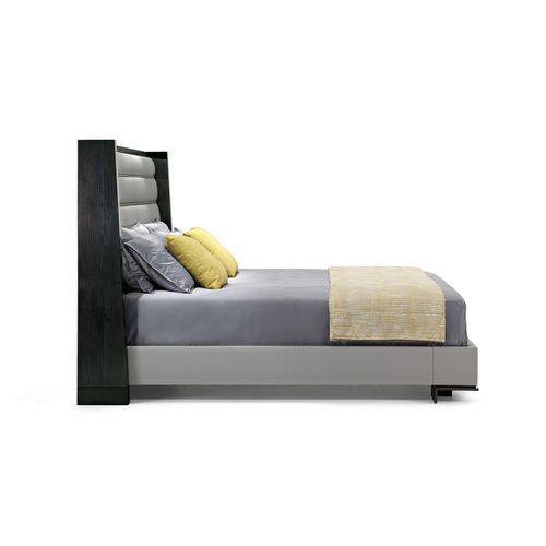Doppelbett - BLACK & MORE - Malerba - modern / Polster / Kopfteil