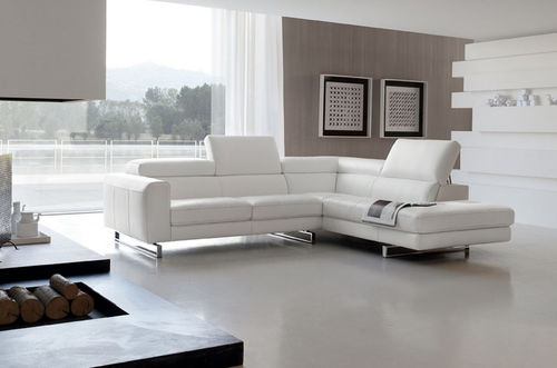 Ecksofa - CRYSTAL 958 - Marinelli - modern / Polyester / mit Kopfstütze