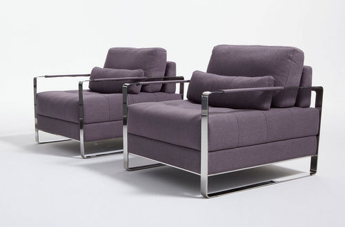 Moderner Sessel - VOGUE 1012 - Marinelli - Metall / mit Kufengestell
