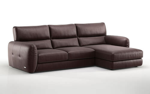 Ecksofa - TAMIGI 1005 - Marinelli - modern / Polyester / braun