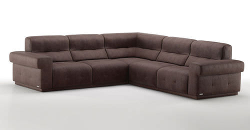 Ecksofa - ZEUS 985 - Marinelli - modern / Polyester / braun