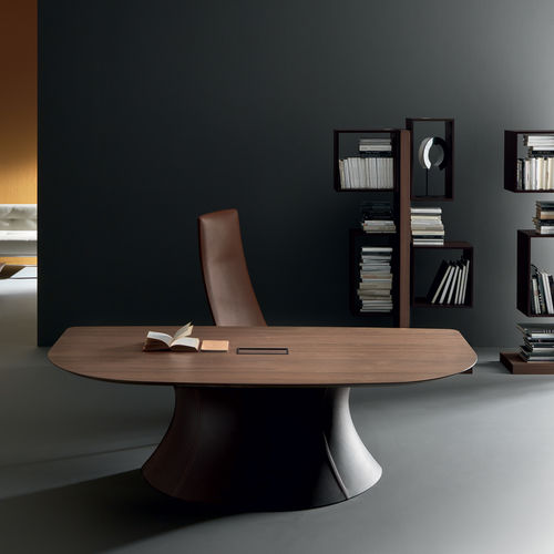 Chefschreibtisch - OLA - Martex - modern / Holz / Glas