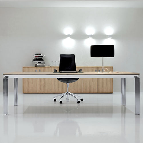 Chefschreibtisch - HAN - Martex - modern / Holz / Glas