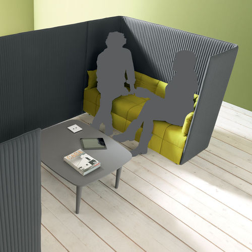 Modernes Sofa - INATTESA - Martex - Stoff / Hochlehner / grün