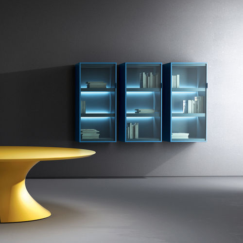 Wandmontiertes Regal - CUBIK  - Martex - modern / Metall / Glas