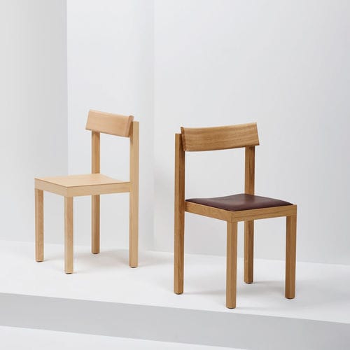 Moderner Stuhl - PRIMO - Mattiazzi - für den Innenraum / Leder / Eiche