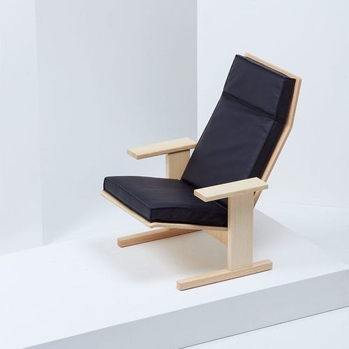 Moderner Sessel - QUINDICI  - Mattiazzi - Stoff / Leder / Esche