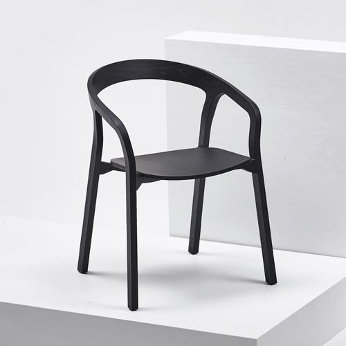 Moderner Stuhl - SHE SAID - Mattiazzi - für den Innenraum / Stoff / Esche