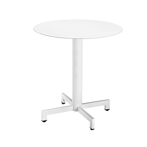 Moderner Bistrotisch - WEB 466 - et al. - aus lackiertem Stahl / rund / für Hotels