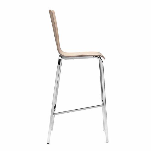Moderner Barstuhl - LUNA 334 - et al. - für den Innenraum / Stahl / Laminat