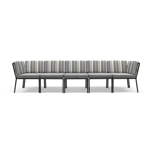 Modulsofa - ZERO 208 - et al. - modern / für Außenbereich / Stoff