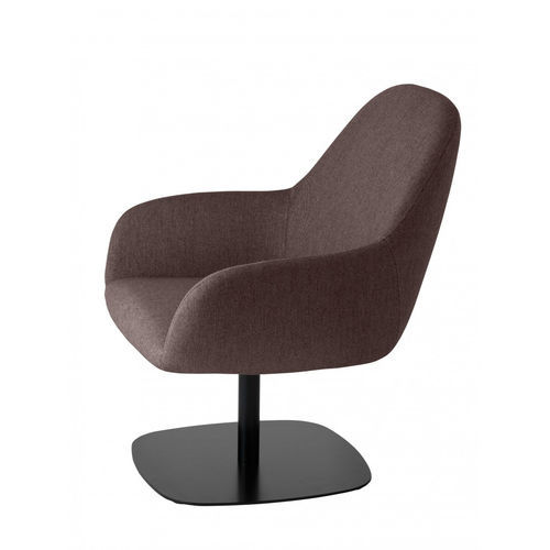 Moderner Sessel - Myra 676  - et al. - Stoff / Stahl / rot