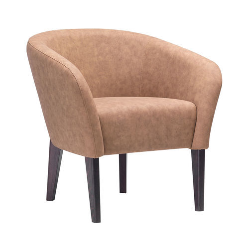 Moderner Sessel - Kyk 542 - et al. - Stoff / Buche / rot