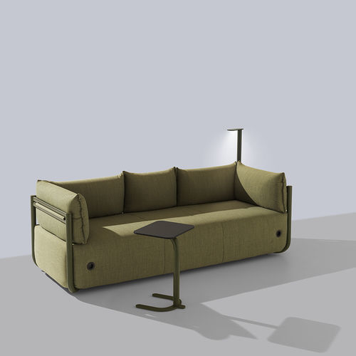 Modernes Sofa - Cosmo 1502 - et al. - Stoff / mit Armlehnen / mit Kissen