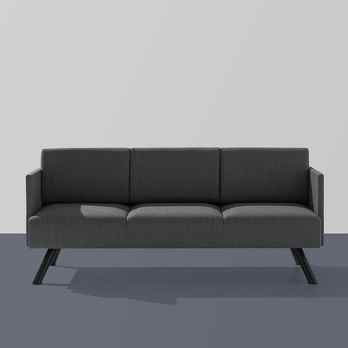 Modernes Sofa - Nomad 824 - et al. - Stoff / mit Armlehnen / grau