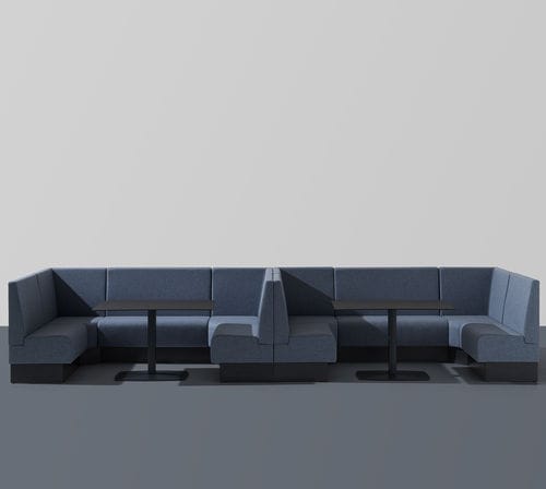 Modulare Polsterbank - Space+ 1400 - et al. - modern / Stoff / Gestell aus Stahl