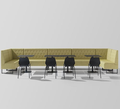 Modulare Polsterbank - Space+ 1401 - et al. - modern / Stoff / Gestell aus Stahl