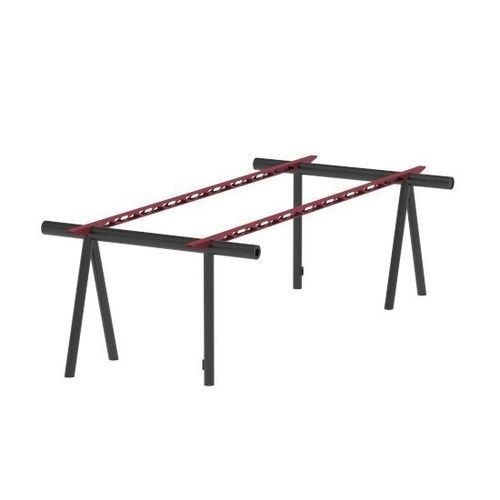 Stahl-Tischgestell - Harvey 1132 - et al. - modern / mit USB-Anschluss / mit integrierter Steckdose