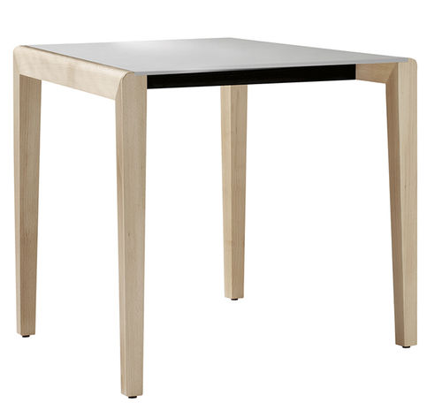 Moderner Tisch - Dalton 614 - et al. - HPL / Gestell aus Esche / quadratisch