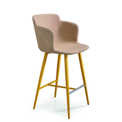 Moderner Barstuhl - CALLA P65  - MIDJ - für den Innenraum / Stoff / Leder