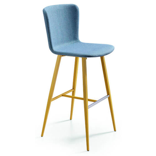 Moderner Barstuhl - CALLA S75 - MIDJ - für den Innenraum / Stoff / Leder