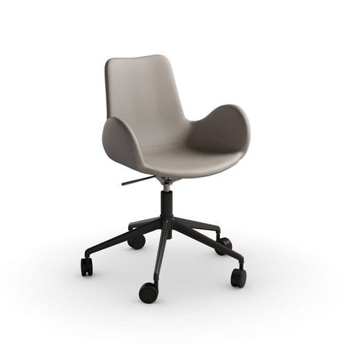 Moderner Stuhl - Dalia DP - MIDJ - für den Innenraum / Stoff / Leder