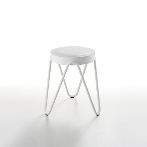 Moderner Barhocker - Apelle Jump - MIDJ - Leder / Stoff / Kunstleder