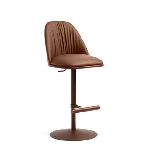 Moderner Barstuhl - Lea Deluxe SG TS - MIDJ - für den Innenraum / Stoff / Leder