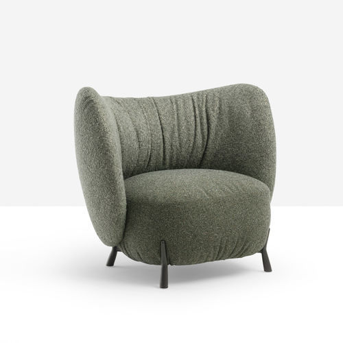 Moderner Sessel - Mys AP M TS - MIDJ - Leder / Kunstleder / handgefertigt