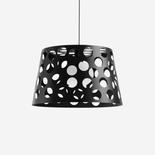 Hängelampe - Bolle L - MIDJ - lackiertes Metall / modern / mit Kabel