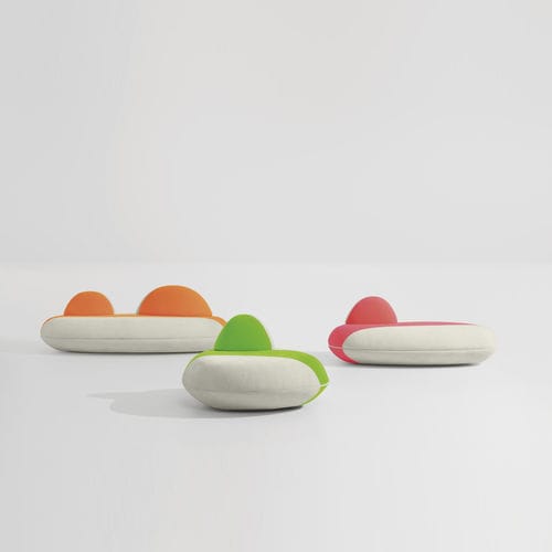 Rundes Sofa - Kosmos - MIDJ - originelles Design / Stoff / Farbe anpassbar