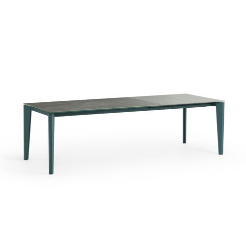Moderner Esstisch - Diamante - MIDJ - Holzfurnier / MDF / lackiertes MDF