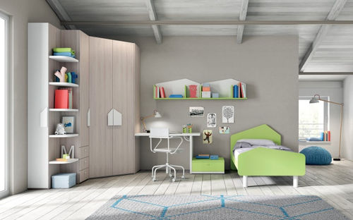 Holz-Kinderzimmer - EVO 08 TERRA - Mistral