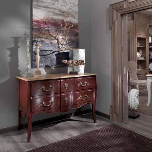 Klassisches Sideboard - ART. CE413 - Mobili Busatto - lackiertes Holz / braun