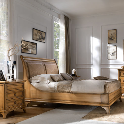Doppelbett - ART. GN5108-4G/P - Mobili Busatto - klassisch / gepolstertes Kopfteil / Holz