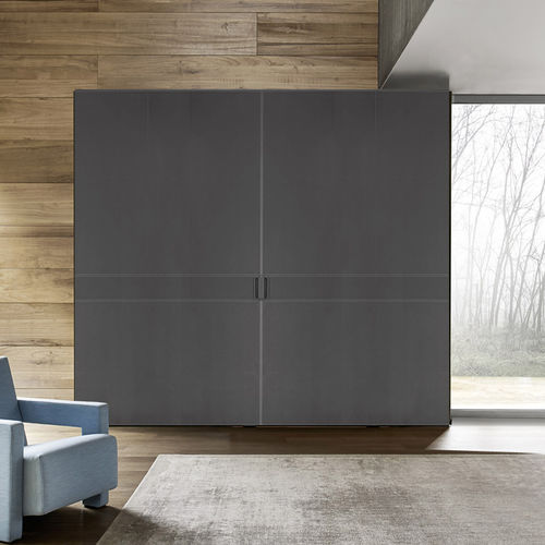 Moderner Kleiderschrank - ECO - SANGIACOMO - lackiertes Metall / melaminbeschichtet / Stoff