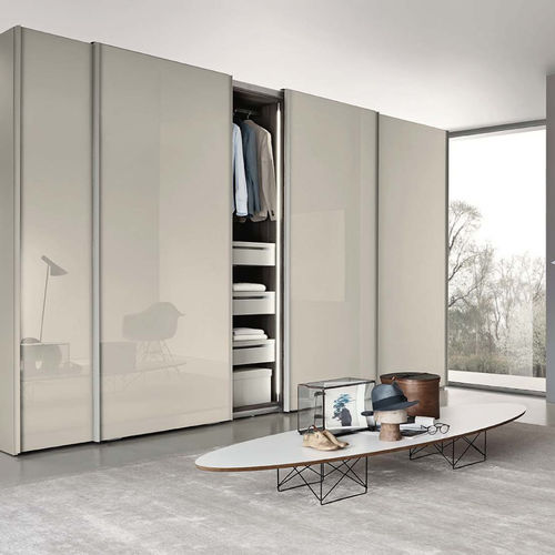 Modul-Kleiderschrank - VITRIA - SANGIACOMO - modern / lackiertes Glas / lackiertes Metall