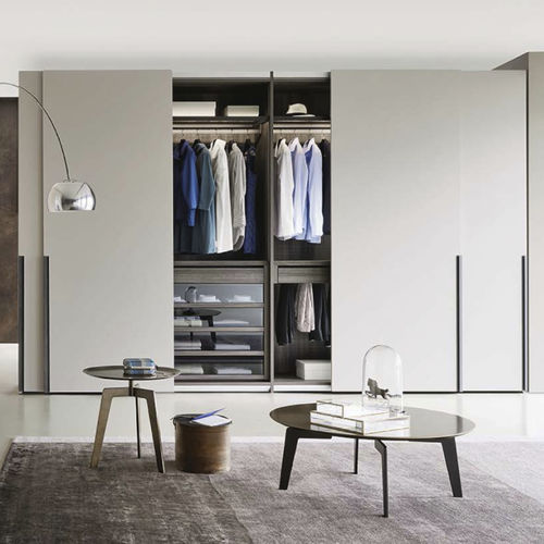 Modul-Kleiderschrank - TRATTO - SANGIACOMO - modern / Holzfurnier / mattlackiertes Holz