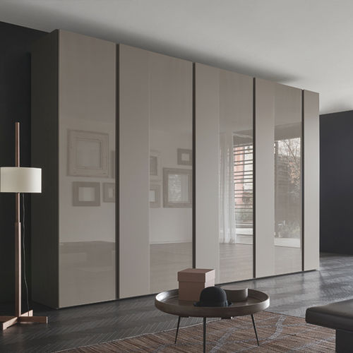 Moderner Kleiderschrank - SP35 - SANGIACOMO - hochglanzlackiertes Holz / Holzfurnier / mattlackiertes Holz