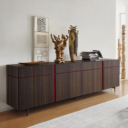Modernes Sideboard - ABACO C5C13 - SANGIACOMO - Eiche / Holzfurnier / Metall