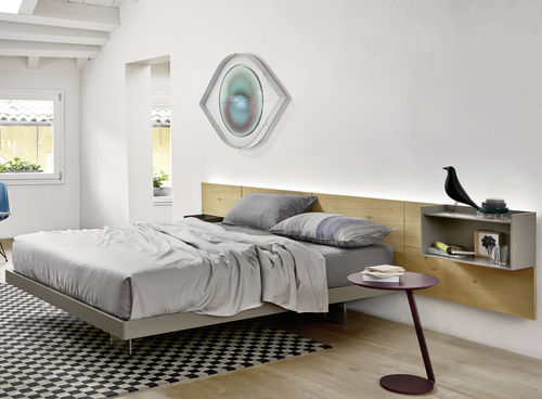 Doppelbett - ECLETTO - SANGIACOMO - modern / Kopfteil / mit integrierter Beleuchtung