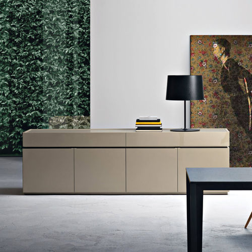 Modernes Sideboard - Cidori 4 - SANGIACOMO - mattlackiertes Holz / hochglanzlackiertes Holz / mit Schubladen