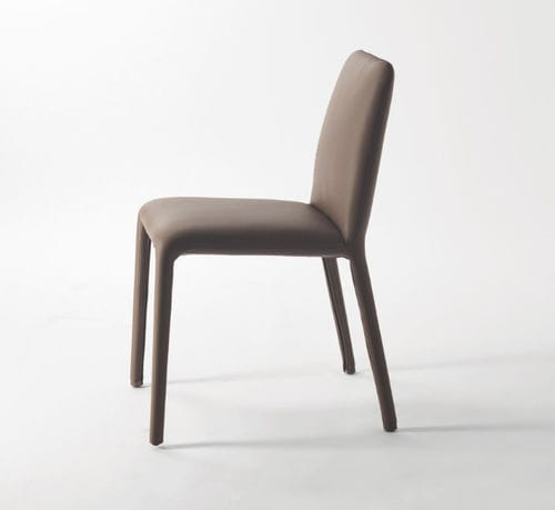 Stuhl / minimalistisches Design - Linda - SANGIACOMO - für den Innenraum / Stoff / Leder