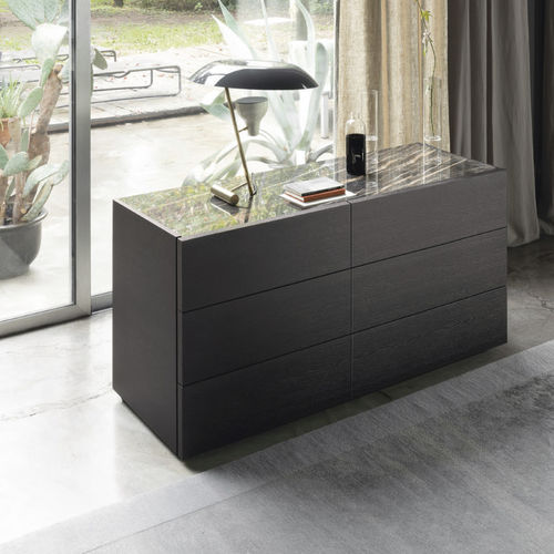 Moderne Kommode - STATUS - SANGIACOMO - lackiertes Holz / Eiche / Holzfurnier