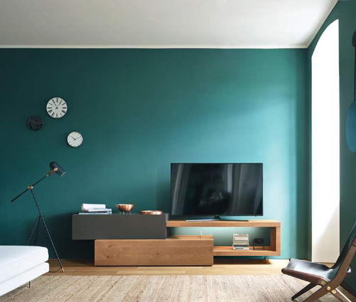 Modernes Fernsehmöbel - Lampo Sp60 32 - SANGIACOMO - lowboard / mit integriertem Stauraum / mit Regal