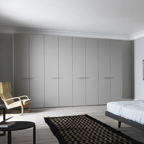 Moderner Kleiderschrank - VELA - SANGIACOMO - hochglanzlackiertes Holz / MDF / mattlackiertes Holz