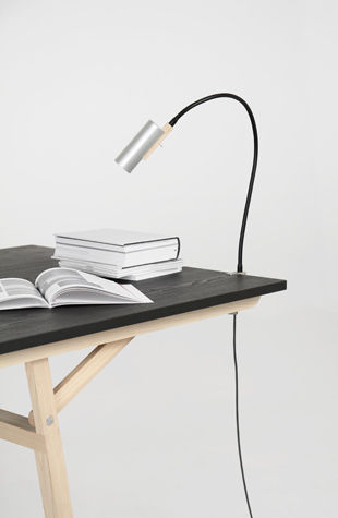Tischlampe - LA FUNSEL - Moormann Nils Holger - Aluminium / modern / mit Kabel