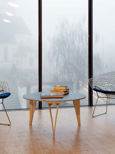 Moderner Couchtisch - SPARONDO - Moormann Nils Holger - Holz / rund / für Privatgebrauch