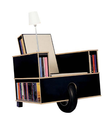 Sessel / originelles Design - BOOKINIST - Moormann Nils Holger - Holz