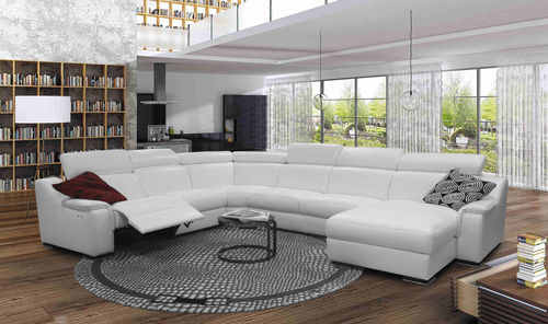 Modulsofa - PARIS - Nieri - Eck / modern / Leder